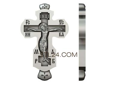 Кресты и распятия (KRS_0094) 3D модель для ЧПУ станка